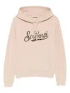 Mc2 Saint Barth Virginia Logo-detail Hoodie In Pink