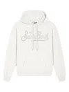 Mc2 Saint Barth Virginia Strass-print Hoodie In White