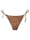 Mc2 Saint Barth Virgo Bikini Bottoms In Brown