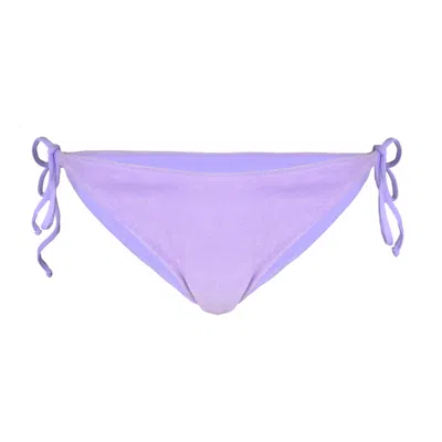 Mc2 Saint Barth Virgo Bikini Bottom Terry Purple
