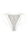Mc2 Saint Barth Virgo Bikini Bottoms Beachwear White In White
