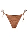 Mc2 Saint Barth Virgo Bikini Bottoms In Brown
