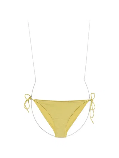 Mc2 Saint Barth Virgo Side-tie Bikini Bottoms In Green