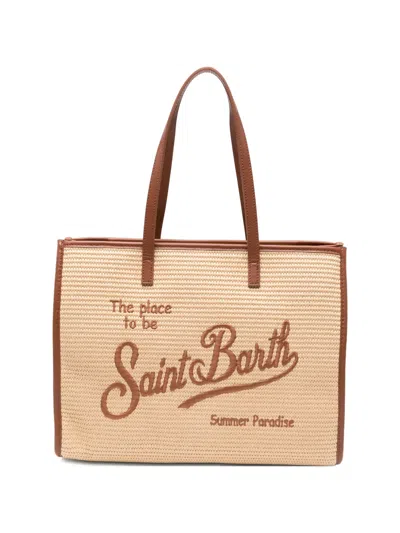 Mc2 Saint Barth Vivian Tote Bag In Neutral