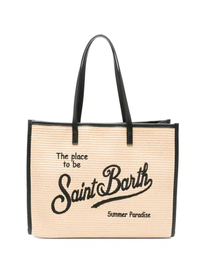 Mc2 Saint Barth Vivian Tote Bag In Neutral