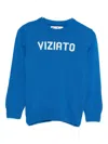 Mc2 Saint Barth Viziato Crew-neck Sweater In Blue