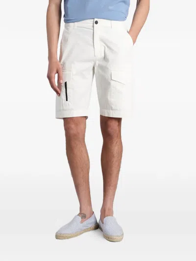 Mc2 Saint Barth Wake Cargo Shorts In White