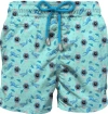Mc2 Saint Barth Watch Print Swim Shorts In Animal Print