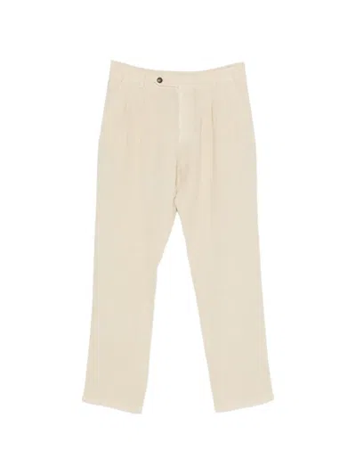 Mc2 Saint Barth Welt-pockets Trousers In Neutral