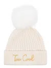 Mc2 Saint Barth Too Cool Pompom Beanie In White