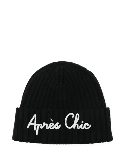 Mc2 Saint Barth Wengen Embroidered Hat In Black