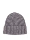 Mc2 Saint Barth Wengen Wool Beanie Wool Hat In Gray