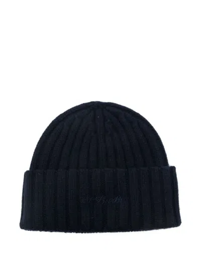 Mc2 Saint Barth Kids' Wengen Jr. Beanie Hat In Brown
