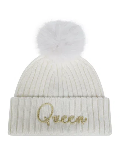 Mc2 Saint Barth Wengen Mini Berretto Hat For Women In White