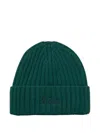Mc2 Saint Barth Wengen Ribbed Hat In Green