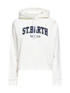 Mc2 Saint Barth Drawstring Long-sleeve Sweater In White