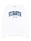 Mc2 Saint Barth Ponza Sweatshirt In White