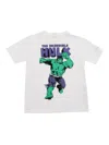Mc2 Saint Barth White T-shirt For Boy With Hulk Print In Multicolor