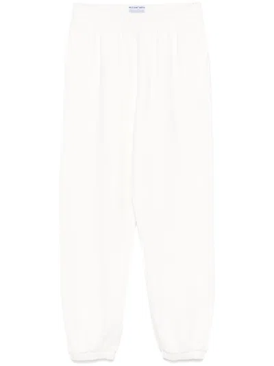 MC2 SAINT BARTH WHITE ODALYS TRACK PANTS