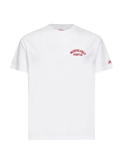 Mc2 Saint Barth White Scrooge Montecarlo-print Portland T-shirt