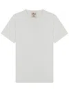 Mc2 Saint Barth White Solid Crew Neck T-shirt In White