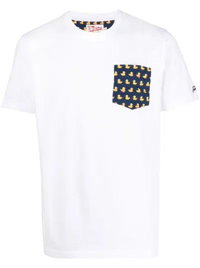 MC2 SAINT BARTH WHITE T-SHIRT BLANCHE