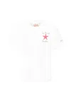 Mc2 Saint Barth White T-shirt For Boy With Starfish In White