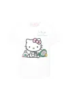 Mc2 Saint Barth White T-shirt For Girl With Hello Kitty In White