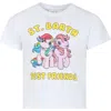 MC2 SAINT BARTH WHITE T-SHIRT FOR GIRL WITH MY LITTLE PONY PRINT