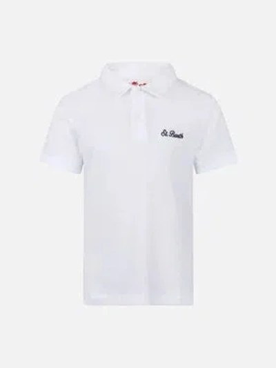 Mc2 Saint Barth White Terry Polo Shirt Jeremy Jr