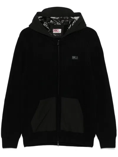 Mc2 Saint Barth Wiberg Hoodie In Black