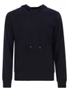 Mc2 Saint Barth Drawstring Hoodie In Black