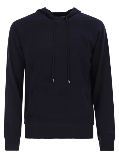 MC2 SAINT BARTH WILBUR - MERINO WOOL HOODED JUMPER