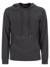 Mc2 Saint Barth Drawstring Hoodie In Black