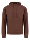 Mc2 Saint Barth Willbur Front Pouch Pocket Hoodies In Brown