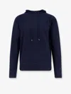 Mc2 Saint Barth Willbur Wool Hooded Sweater In Blue