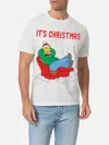 Mc2 Saint Barth Winter Cotton T-shirt Arnott With Homer Relax Print The Simpson Special Edition In White