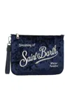 Mc2 Saint Barth Winter Pochette With Shoulder Strap In Blue