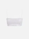 Mc2 Saint Barth Woman Bandeau Top Swimsuit With Rhinestones In White