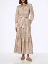 Mc2 Saint Barth Woman Beige Bandanna Cotton Dress Jensen In White