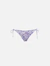 Mc2 Saint Barth Woman Betsy Classic Swim Briefs Virgo Made With Liberty Fabric In Pink