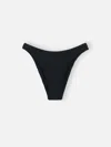 Mc2 Saint Barth Woman Black Classic Crinkle Swim Briefs Elise In Black