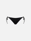 Mc2 Saint Barth Woman Classic Swim Briefs Virgo With Rhinestones In Black