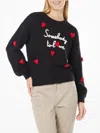 Mc2 Saint Barth Dany Somebody To Love Jumper In Black