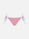 Mc2 Saint Barth Woman Classic Lurex Swim Briefs Marielle In Pink