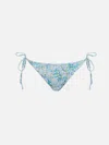 Mc2 Saint Barth Woman Classic Swim Briefs Virgo With Joanna Luise Print Made With Liberty Fabric In White