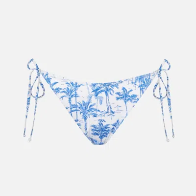 MC2 SAINT BARTH WOMAN CLASSIC SWIM BRIEFS VIRGO WITH TOILE DE JOUY PRINT