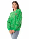 Mc2 Saint Barth Woman Sweatshirt With Bandanna Print