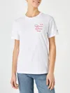 Mc2 Saint Barth Woman Cotton T-shirt With Embroidery