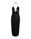 Mc2 Saint Barth Woman Cover-up Black Size S Viscose, Elastane In Black